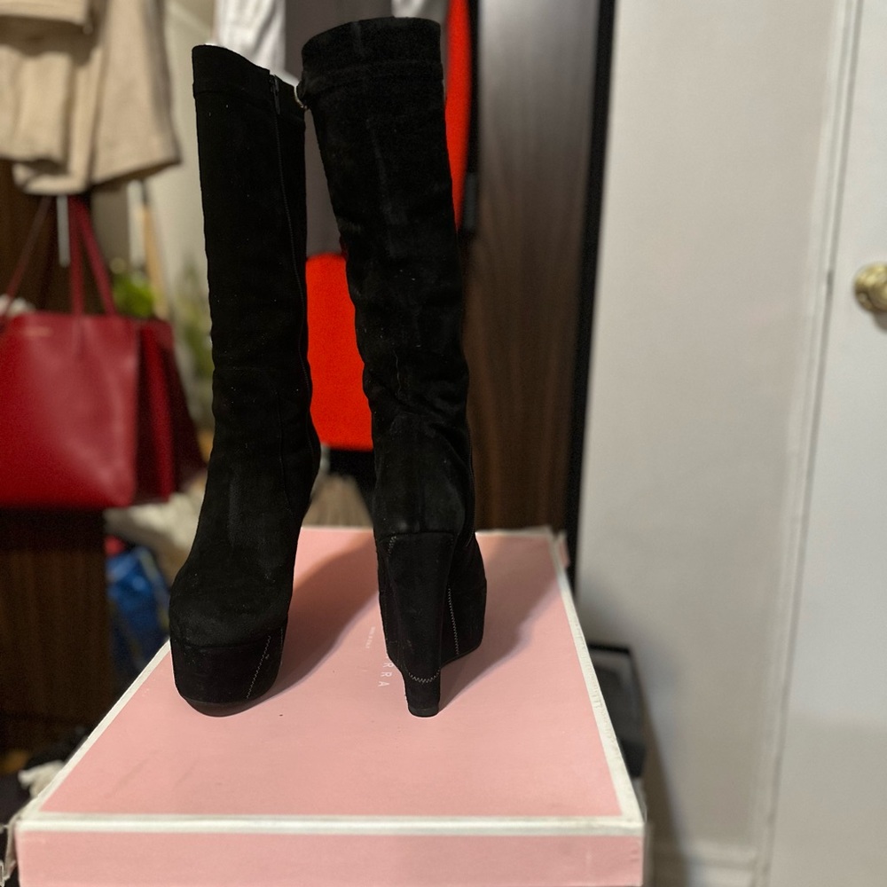 Gianni Marra Black Heeled Boots